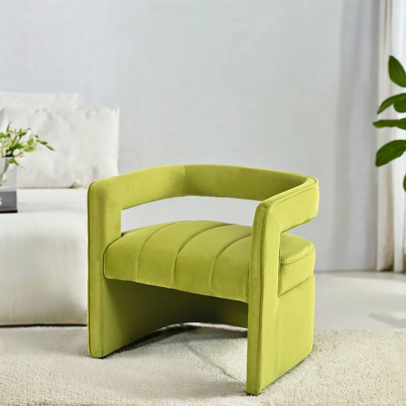 Celi Modern Velvet Accent Chair by Christopher Knight Home