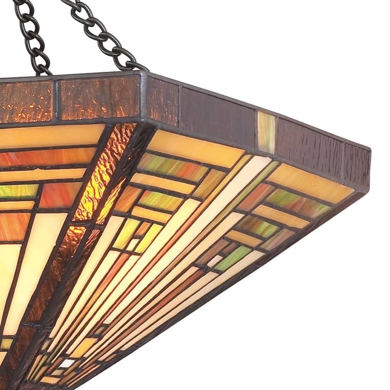 Roseto Warrick 2 Light 14" Wide Semi-Flush Ceiling Fixture with