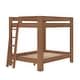preview thumbnail 3 of 15, Olympic Queen over Queen Bunk Bed with Ladder on End
