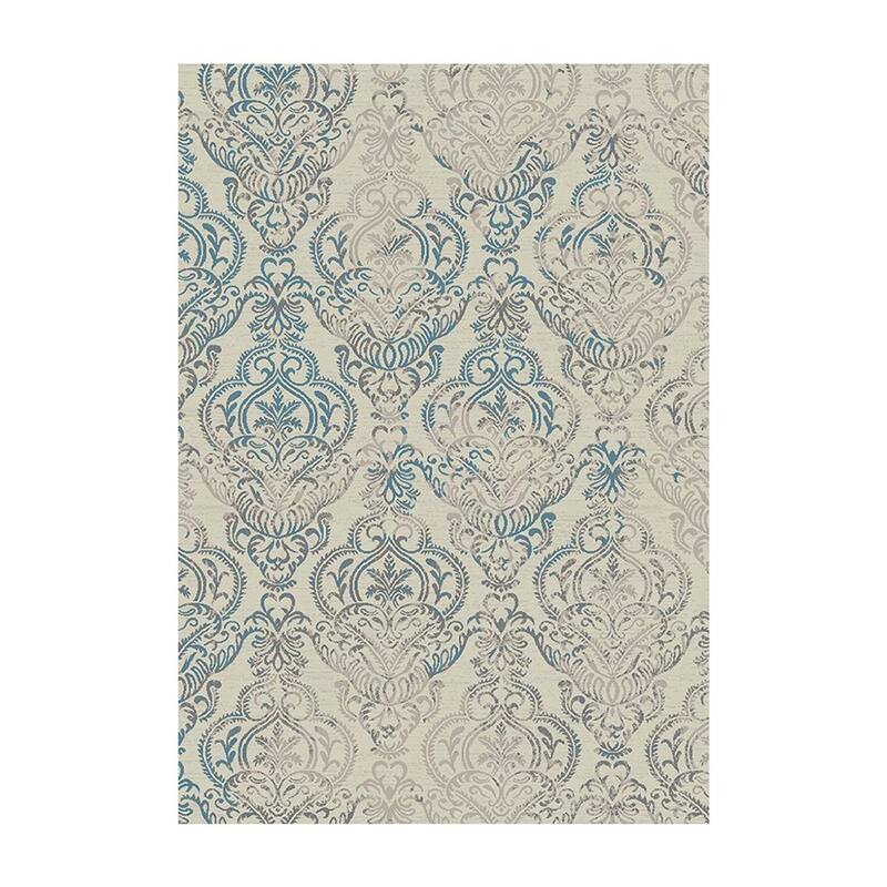 Guxo Distressed Stain Resistant Woven Area Rug By HomeRoots - 91' X '63' X '0.4