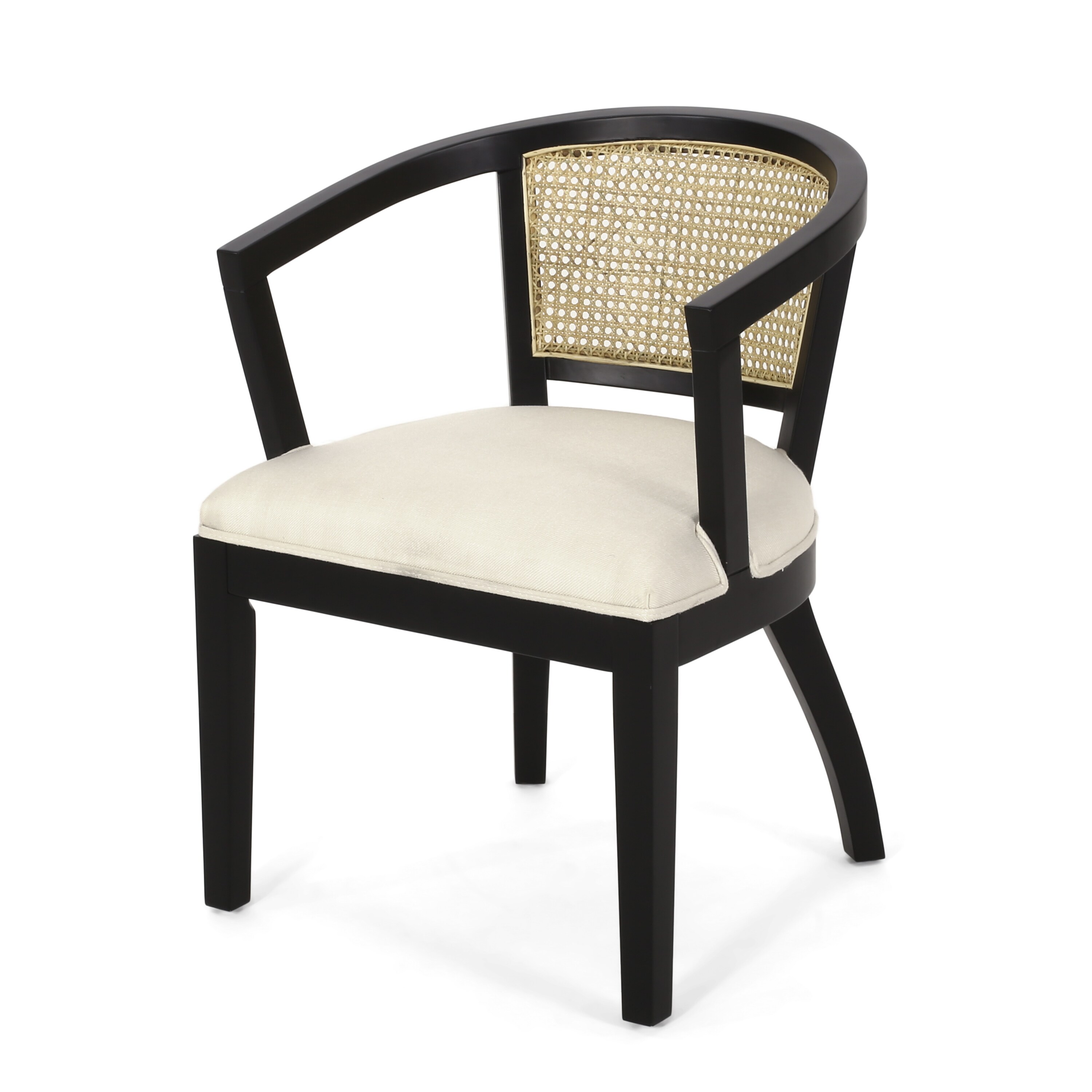 Cane upholstered dining chair sales