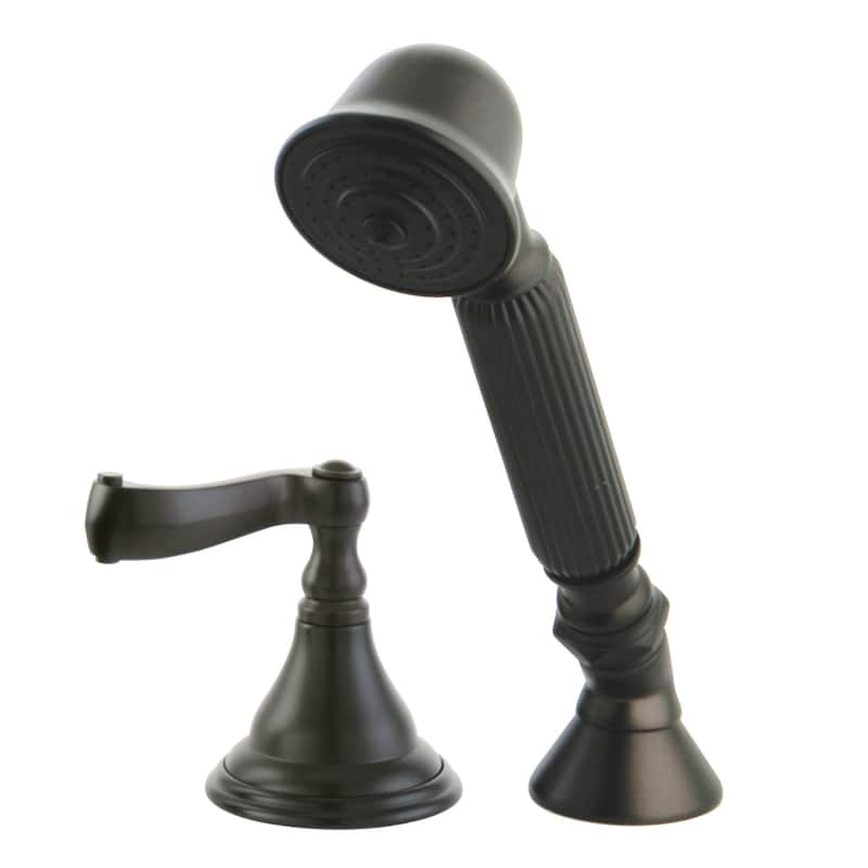 Kingston Brass Deck Mount Hand Shower with Diverter for Roman Tub Faucet