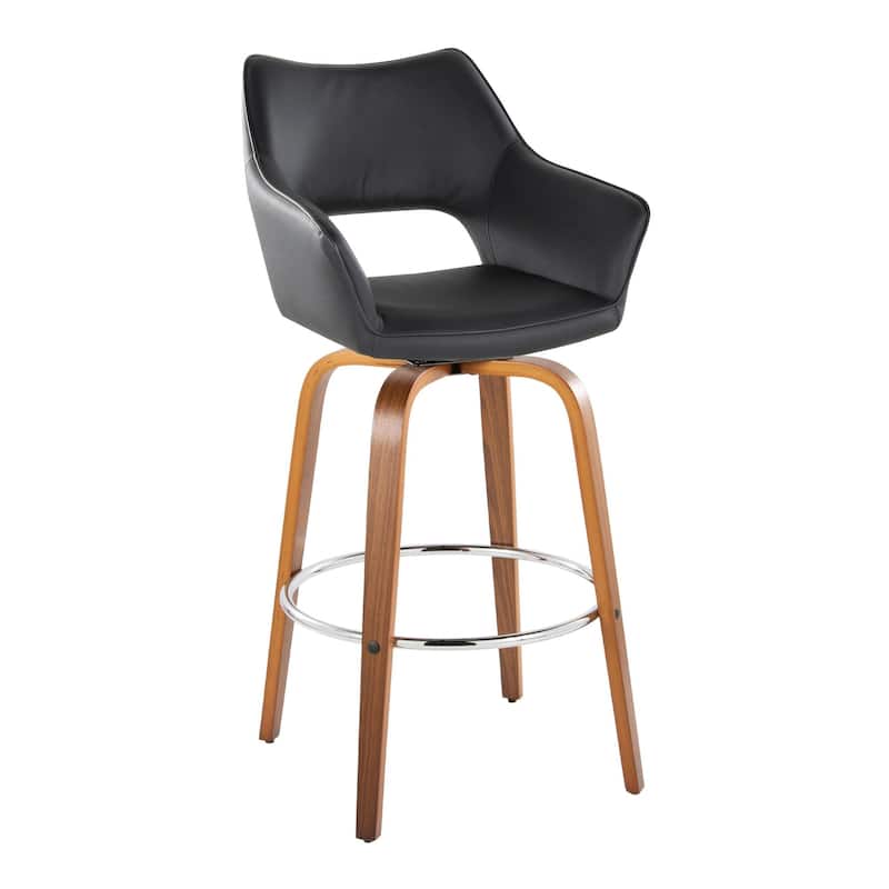 Mustang 30" Fixed-Height Xl Barstool - Set of 2