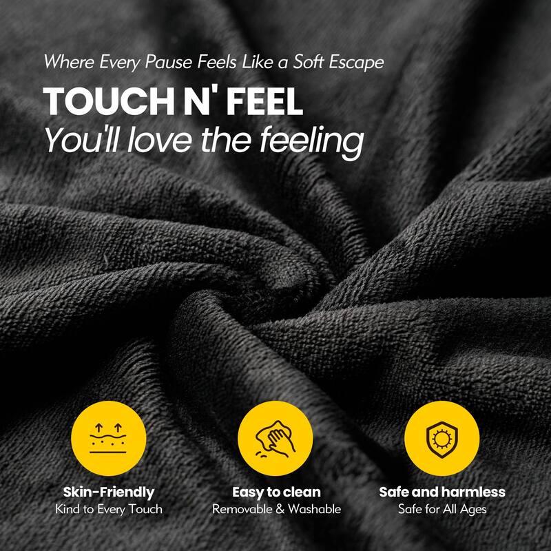 OVIOS Plush Wrapped Lounger Sofa With Ottoman