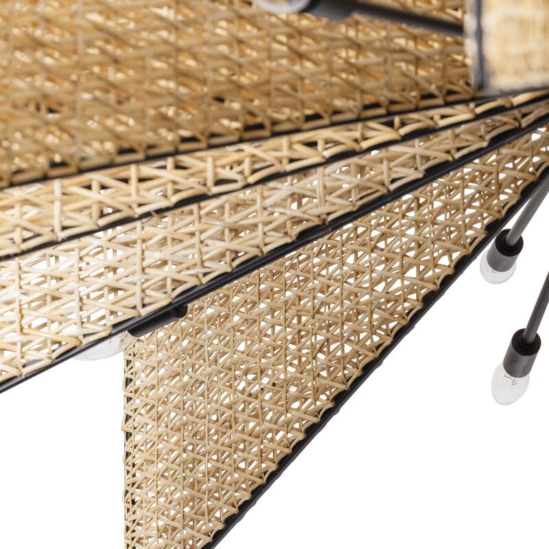 Varaluz Machina Chandelier - Matte Black/Sulihiya