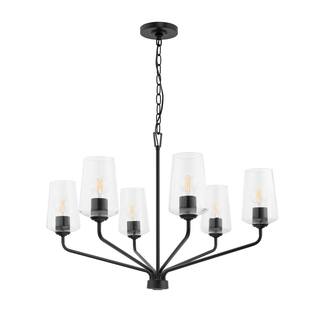 Celino Six-Light Chandelier with Clear Glass - 21