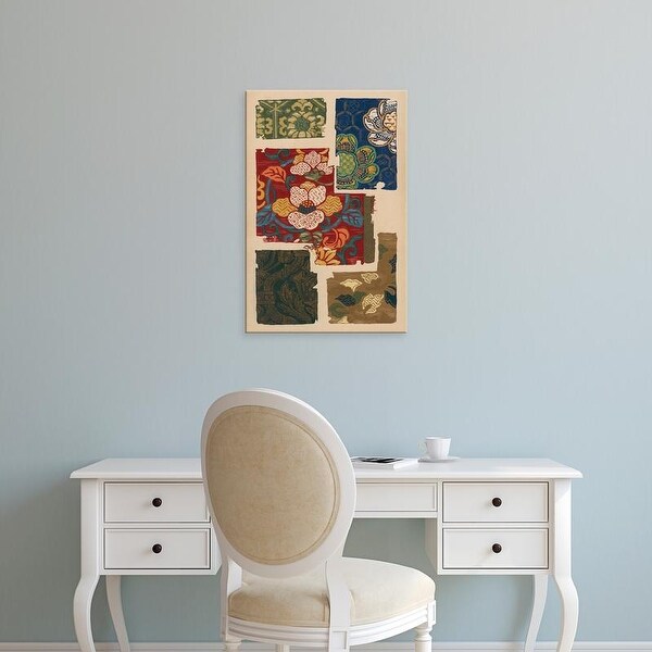 Easy Art Prints Ema Seizan's 'Japanese Textile Design IV' Premium Canvas Art