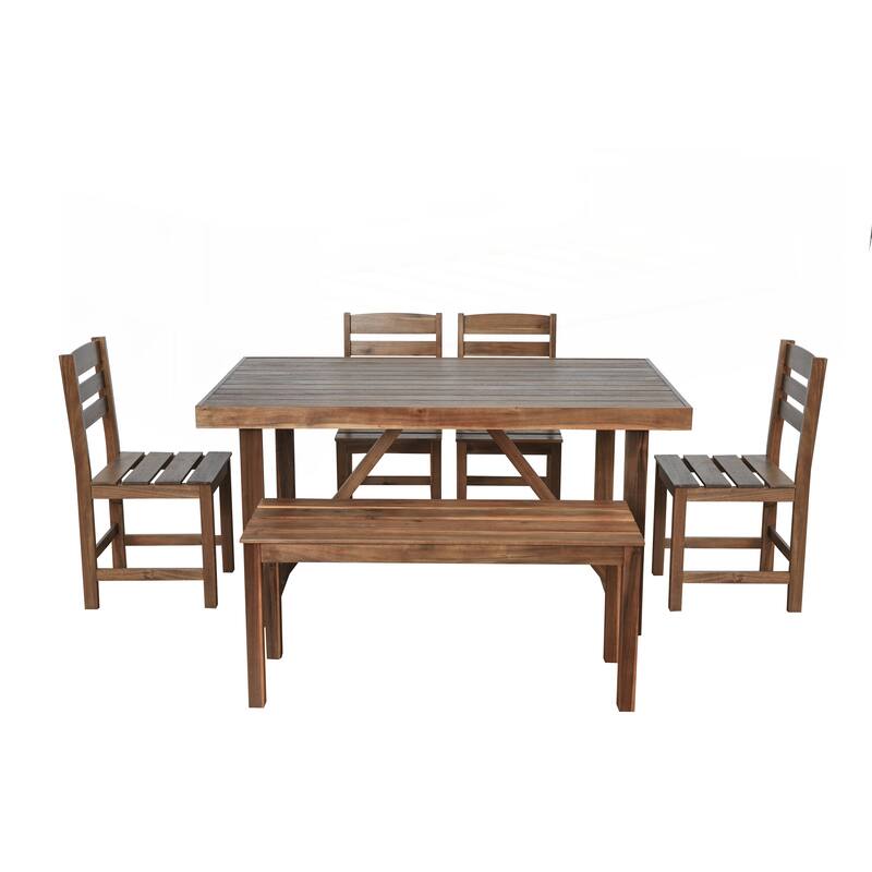 High-quality Acacia Wood Outdoor Table and Chair Set