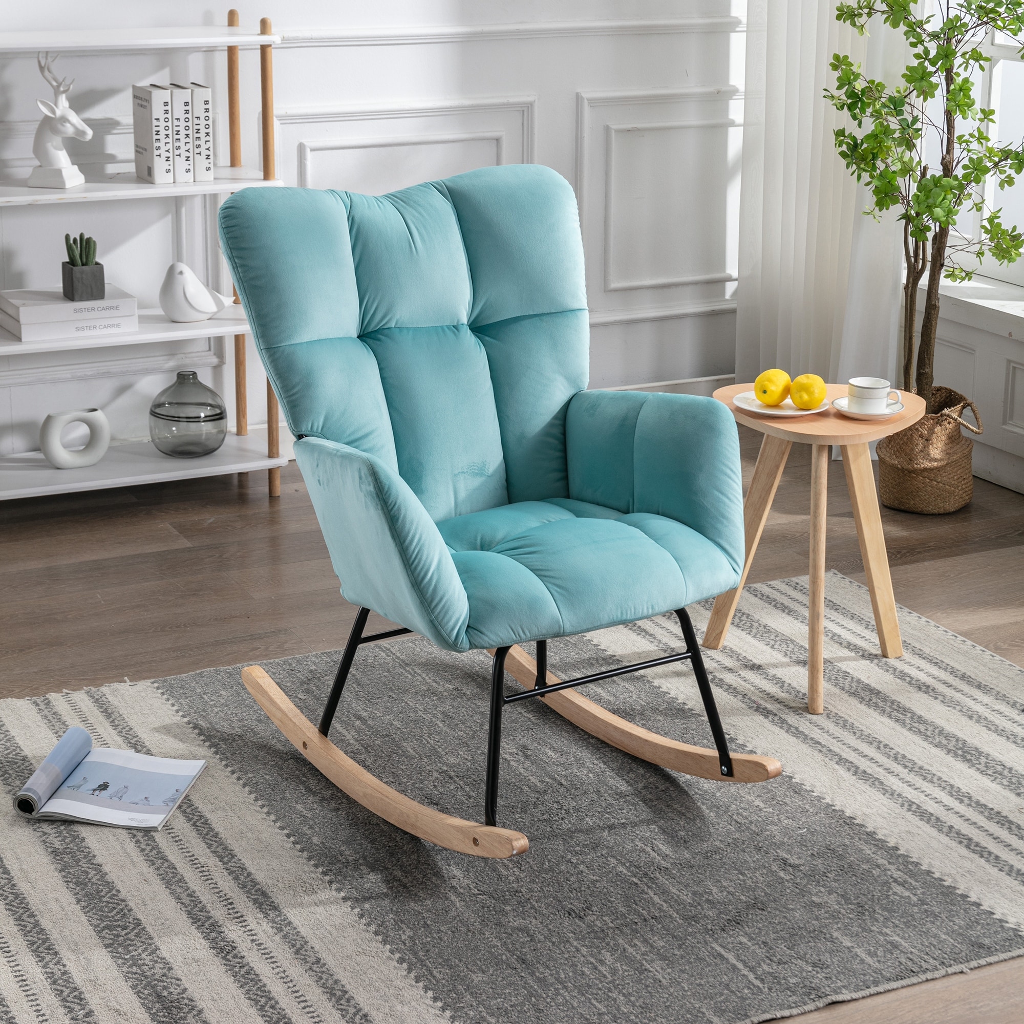 Padded cheap rocking chair