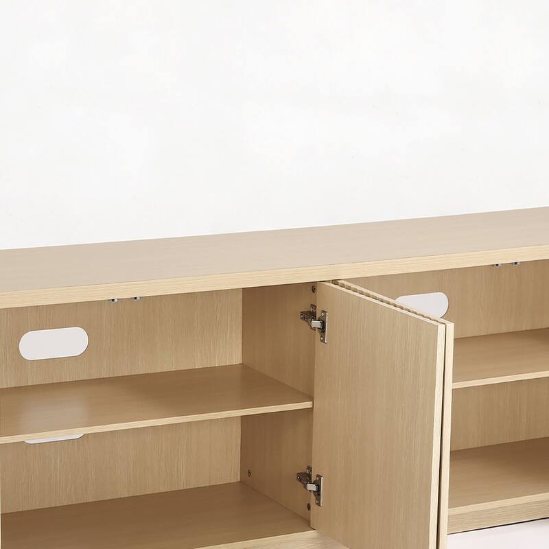 Modern Buffet Cabinet Sideboard with 4-Doors