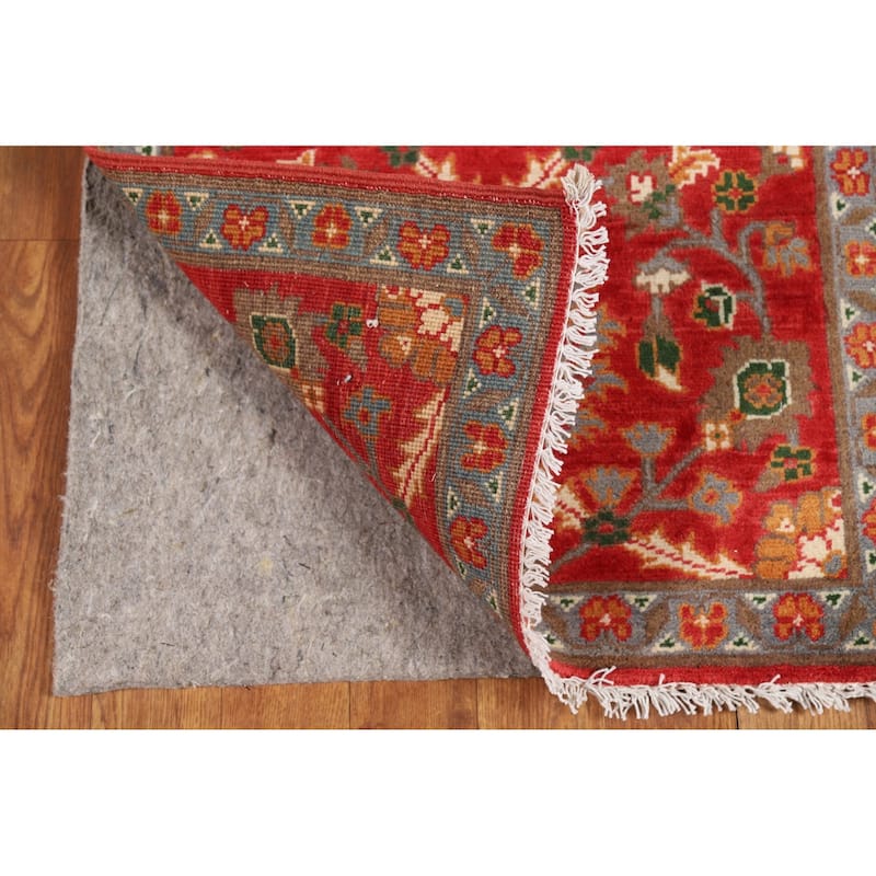 Red Floral Kazak Oriental Foyer Rug Handmade Wool Carpet - 2'0" x 3'0"