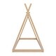 preview thumbnail 5 of 11, Twin Size House Floor Teepee Bed with Tent, Wood Low Montessori Bed Frame for Kids Teens Boys Girls, No Spring Box Needed