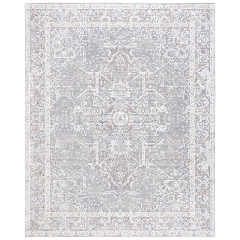 SAFAVIEH Sabrina Mignon Vintage Rug - 8' x 10' - Ivory/Light Grey