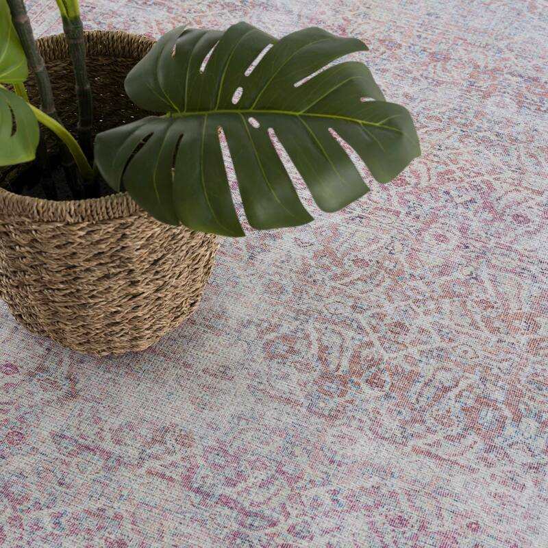 Hauteloom Georgia Machine Washable Persian Oriental Traditional Area Rug