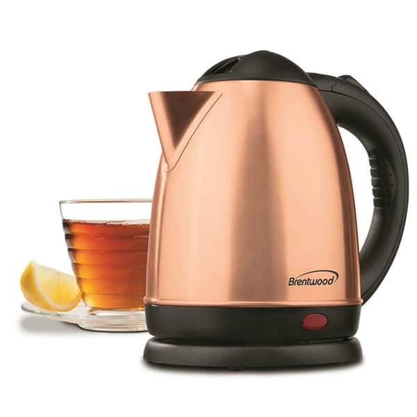 Brentwood KT-1770RG Rose Gold 1.2L Stainless Steel Electric Tea Kettle -  Bed Bath & Beyond - 20723575