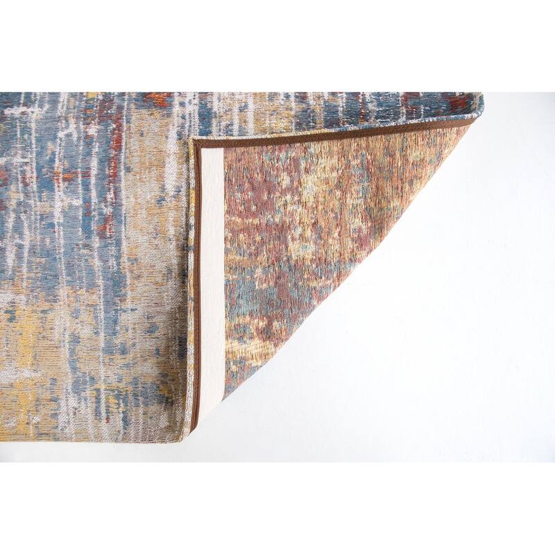 Hanom Geometric Abstract Modern Non Skid Woven Area Rug By HomeRoots - 48' X '48' X '0.12