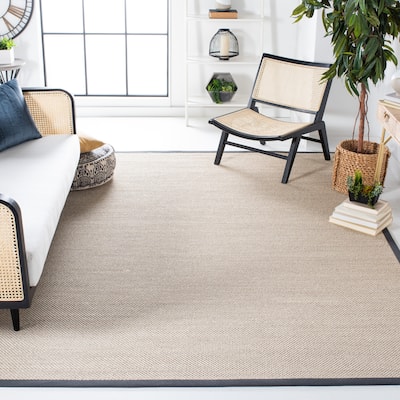 SAFAVIEH Natural Fiber Pacific Casual Border Sisal Rug