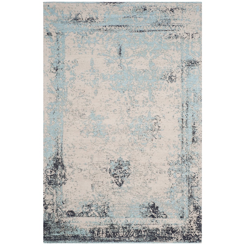 SAFAVIEH Classic Vintage Boho Mientje Distressed Oriental Cotton Rug