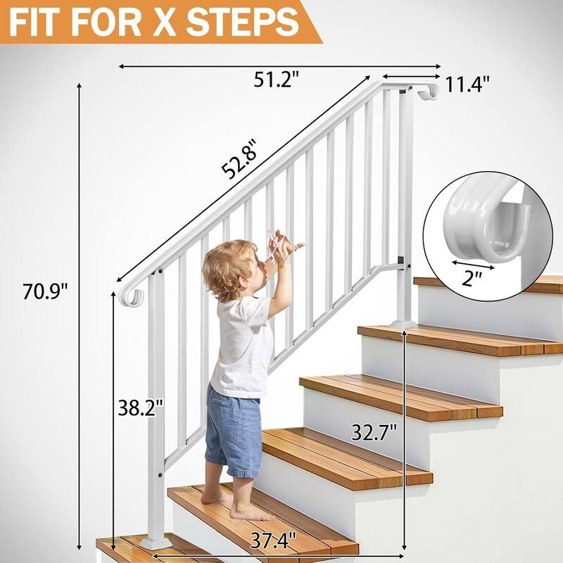 Handrails for Outdoor Steps