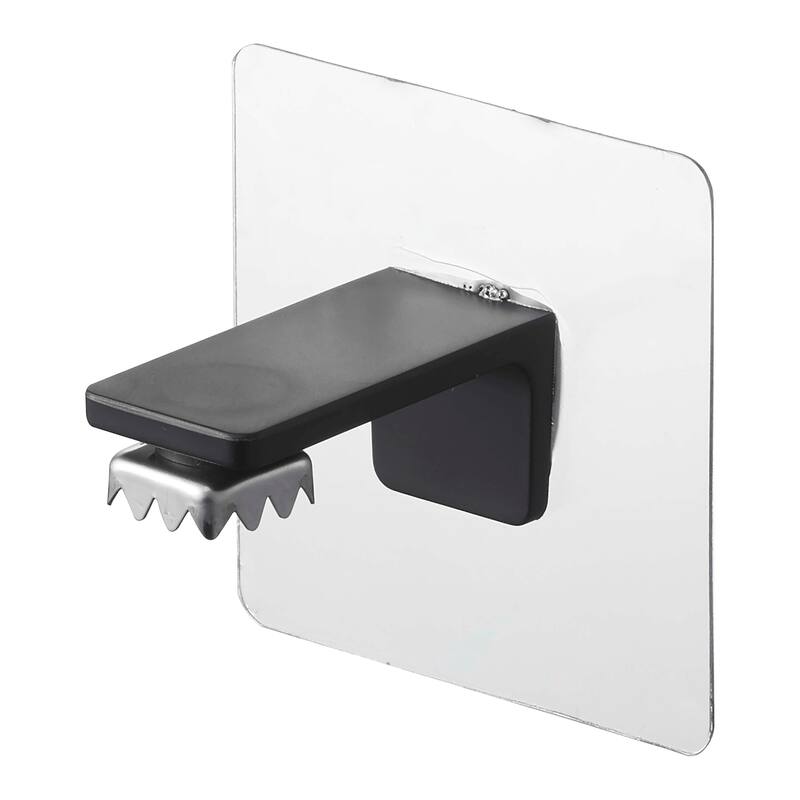 Yamazaki Home Traceless Adhesive Magnetic Soap Holder, ABS Plastic, Holds 0.55 lbs - L 2.17 x W 2.76 x H 2.76 inches - Black