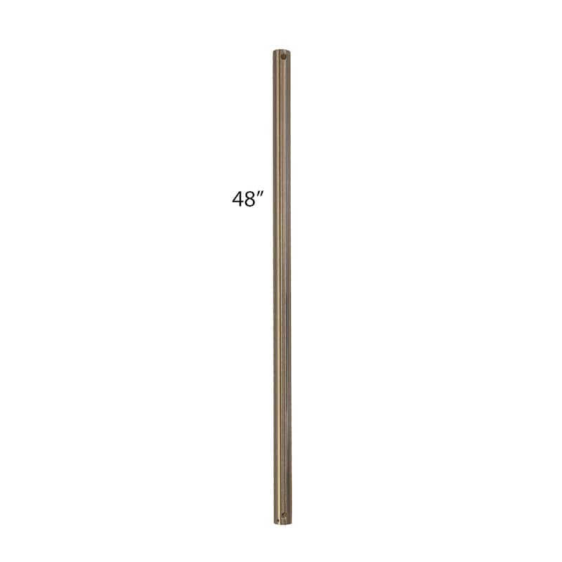 River of Goods Nickel Extension Downrod - 48" - Nickel