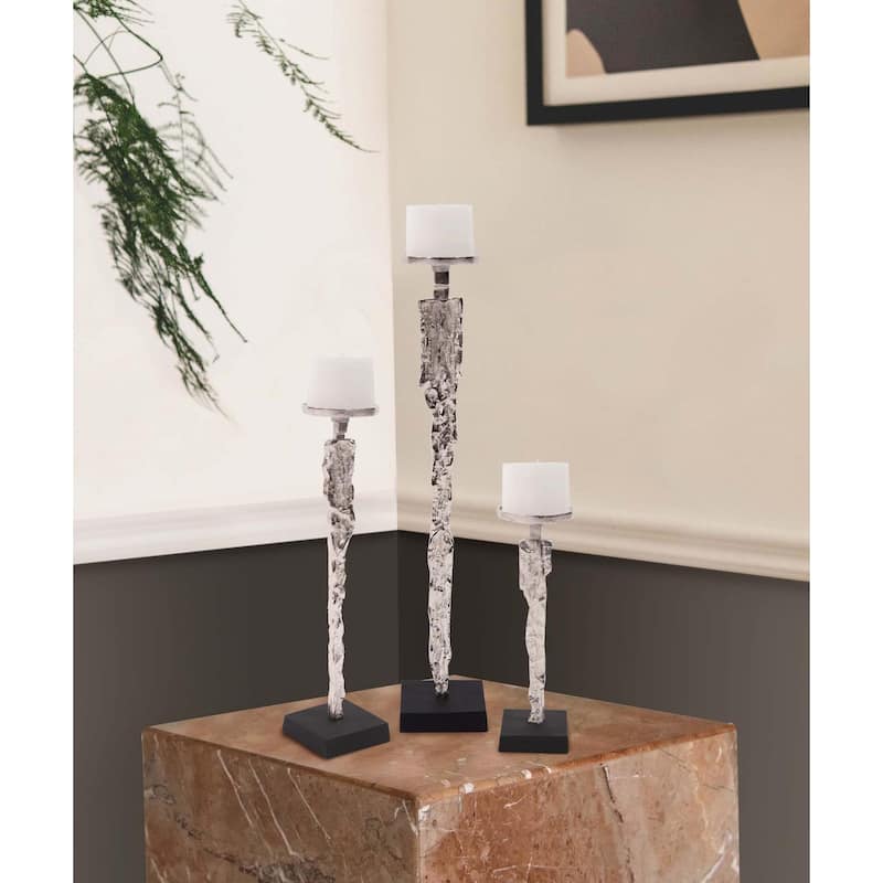 Abstract Figure Candle Holder Tall