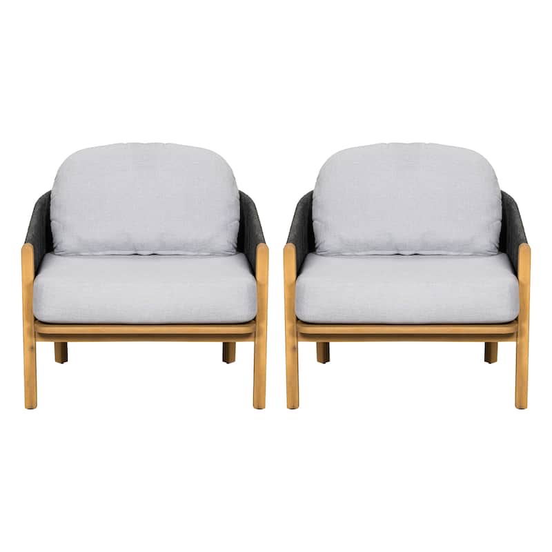 Set of 2 Leisure Chair Dining Chair Club Chair with Wood Frame, Padded Chair Office Chair Reception Chair Side Chair