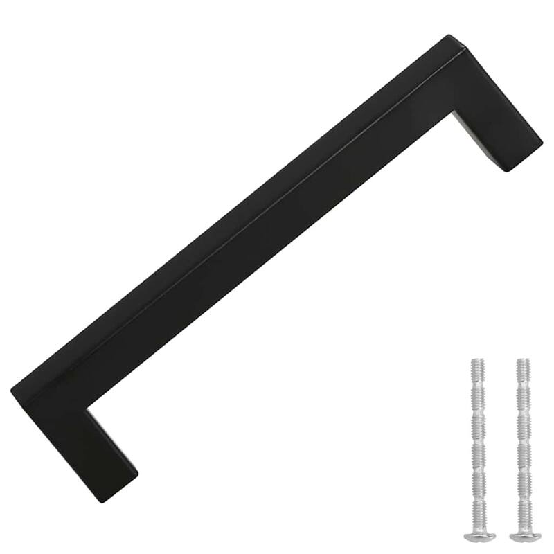 vidaXL Cabinet Handles Kitchen Lockable Door Cupboard Handle Stainless Steel