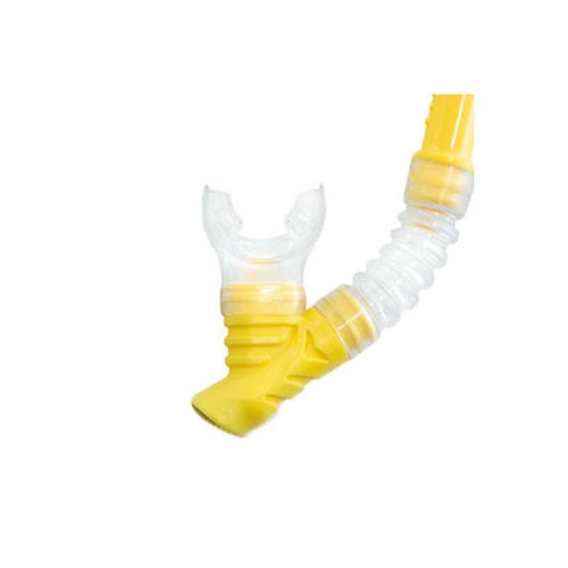 Intex Wave Rider Hypoallergenic Latex Free Mask & Easy Flow Snorkel Set (2 Pack) - 0.82