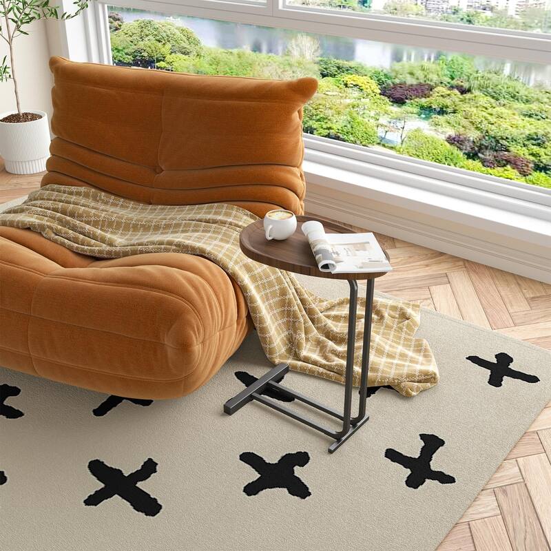 C-Shaped Side Table Sofa Tables