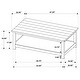 preview thumbnail 4 of 19, Payne Wood Coffee Table with Shelf - 47.25'' x 24.00'' x 18.25''