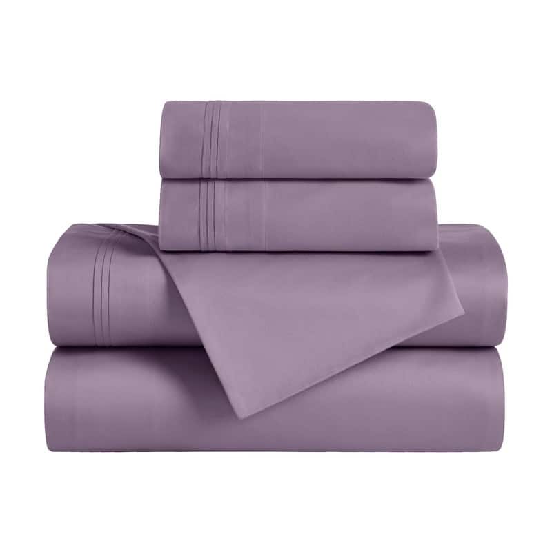 Superior Egyptian Cotton 650 Thread Count Deep Pocket Solid Sheet Set