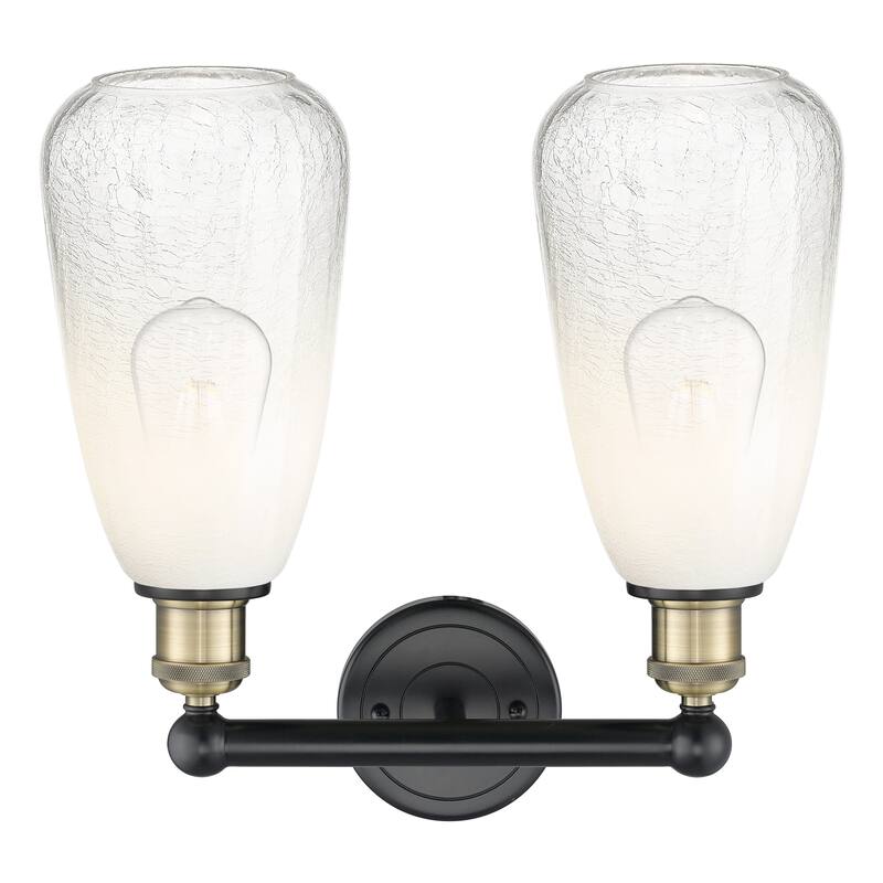 Innovations Lighting Endless Possibilities Edison - Brookhaven Almond - 2 Light 15" Bath Vanity Light