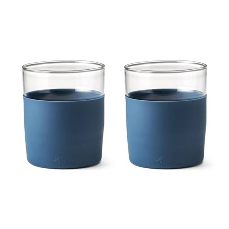 Rabbit Set of 2 Freezable Whiskey Glass - 8 oz - Slate - 8 oz