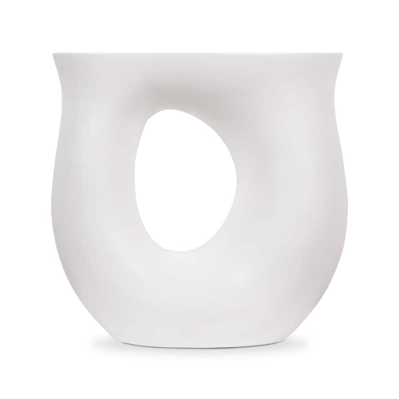 Poly and Bark Minori Side Table - White