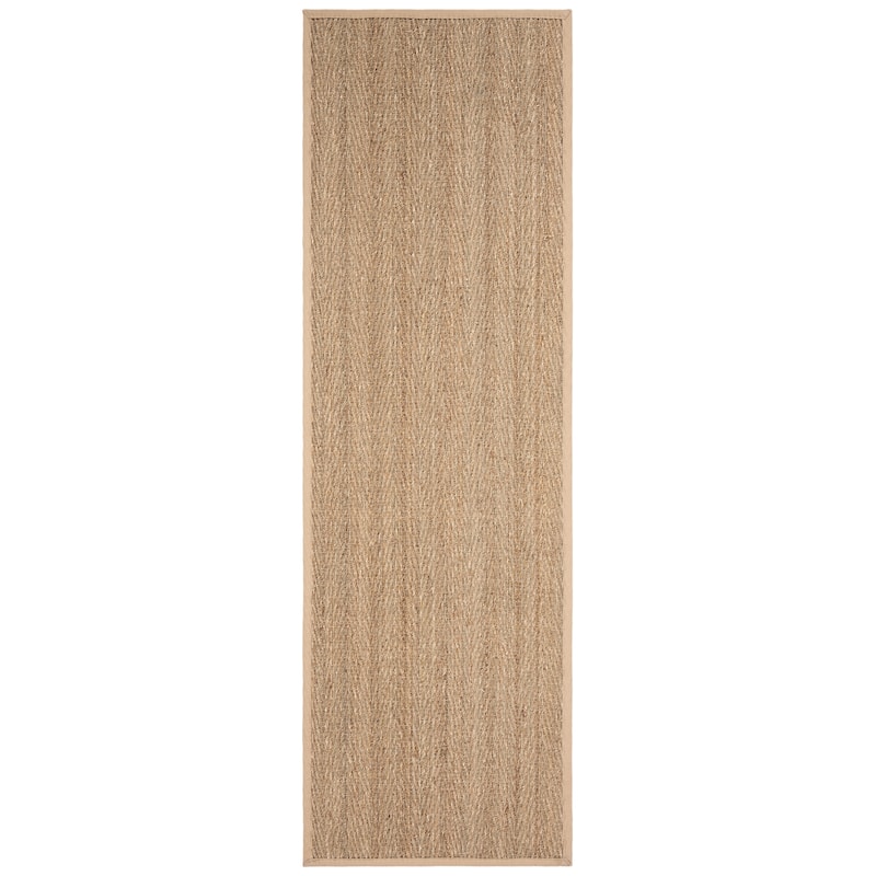 SAFAVIEH Natural Fiber Oceana Herringbone Seagrass Rug