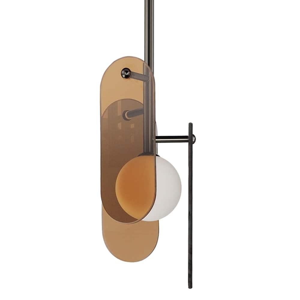 Studio M SM24812AM Megalith 7" Wide LED Abstract Mini Pendant