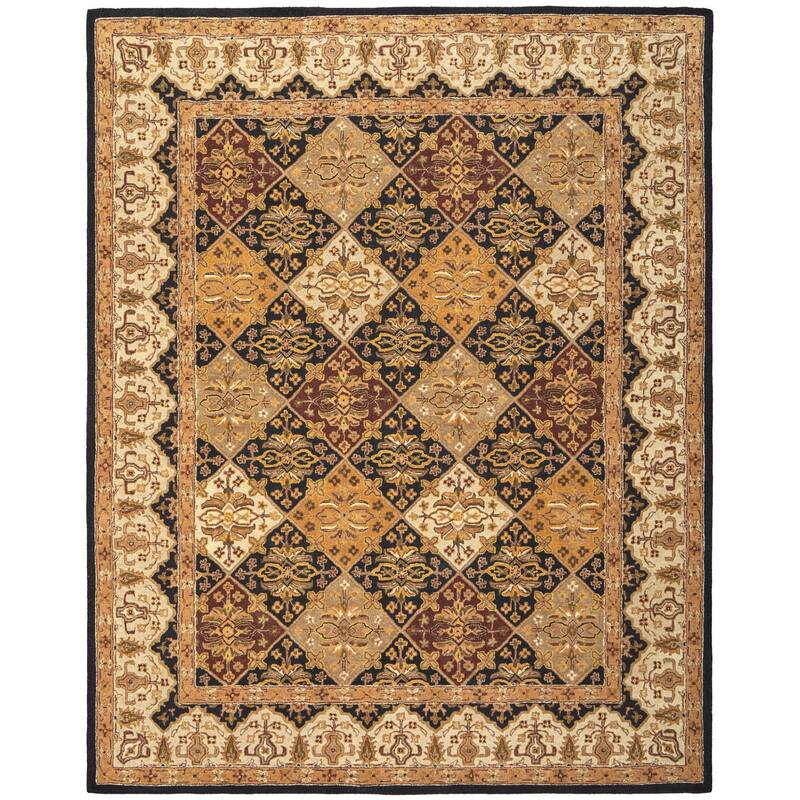 HomeRoots Geometric Traditional Rectangle Area Rug