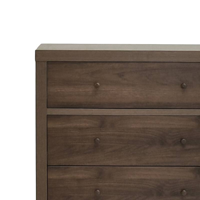 5-Drawer Vertical Chest, Modern Wooden Chest of Drawers with Spacious Storage Space for Bedroom, Hallway, Lliving room