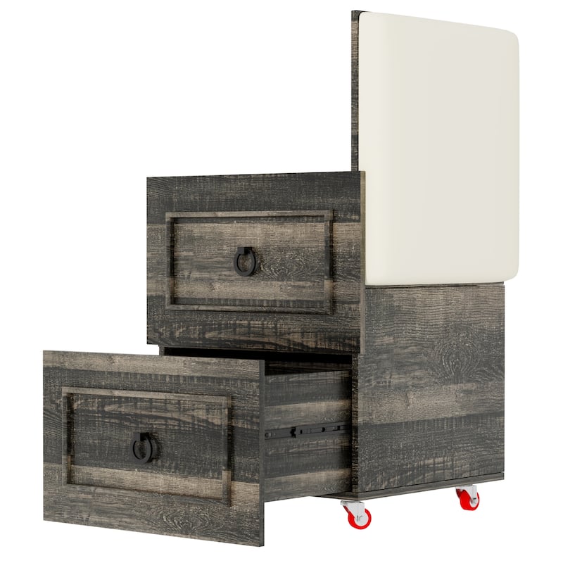 Makeup Vanity with Led Light and Hidden Storage