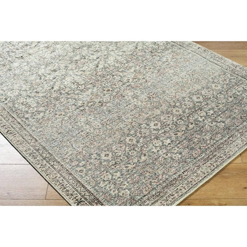 Galey Alix x Livabliss Collins Avenue III Vintage Damask Area Rug