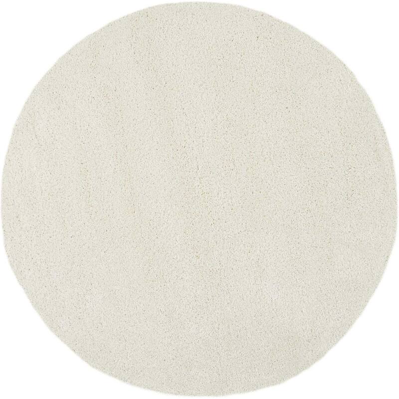 Cakes Geometric Stain Resistant Soft Area Rug By HomeRoots - 48' X '48' X '1.54