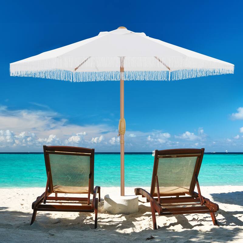 Autlaycil 7.5FT Patio Umbrella with Tilt and Crank