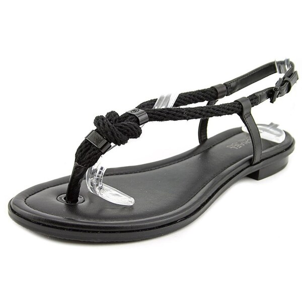 Shop Michael Michael Kors Holly Flat Thong Sandals Women Leather Thong Sandal - Free Shipping On ...