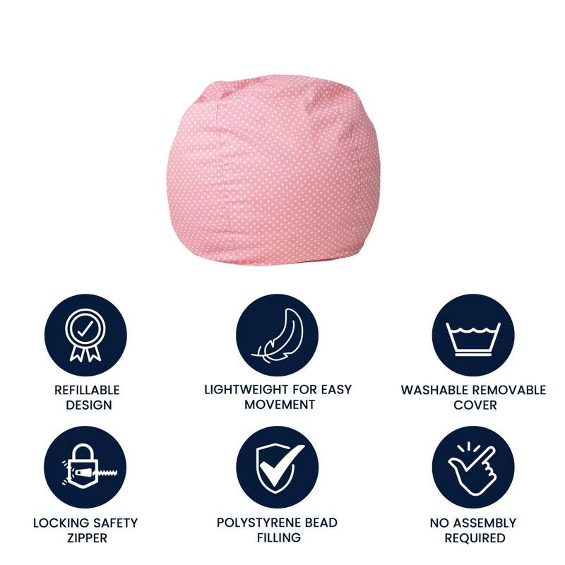 Small Refillable Bean Bag Chair for Kids and Teens