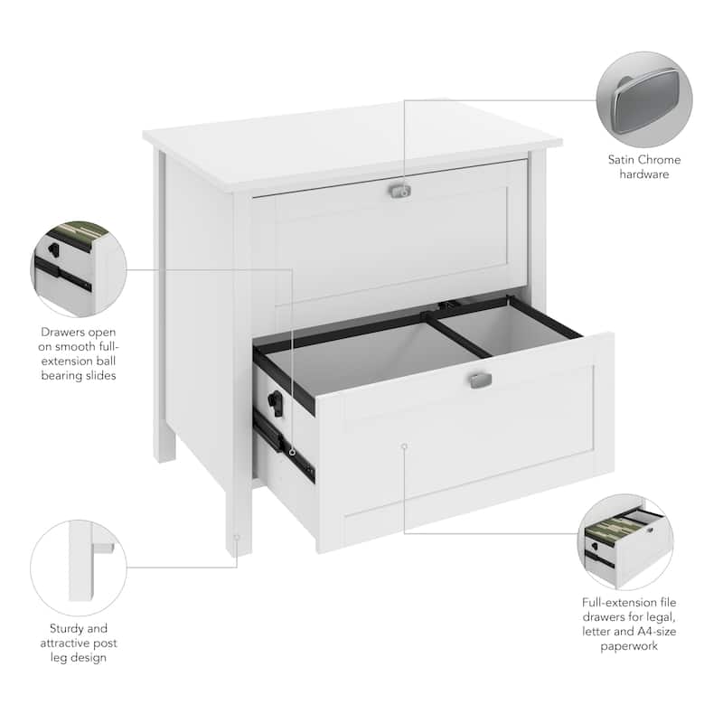 Broadview 2 Drawer Lateral File Cabinet by Bush Furniture