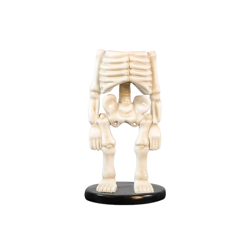 Skeleton Outdoor Halloween Decoration with Stand - 28"