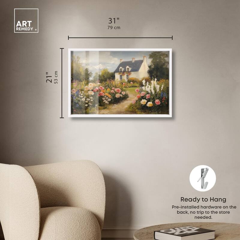 Floral Welcome Shadowbox by Art Remedy