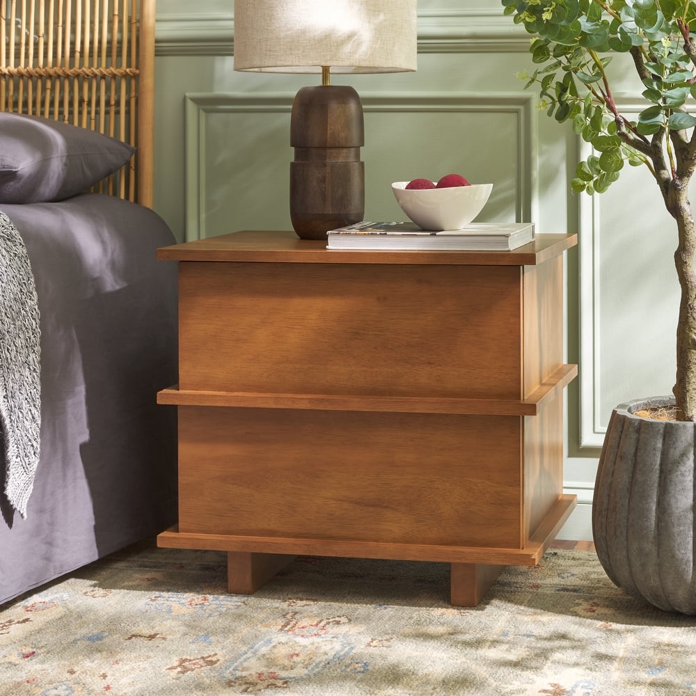 SAFAVIEH Moesha 2-Drawer Nightstand