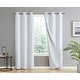 preview thumbnail 60 of 74, Dakota Complete Blackout Drapery Heavy Thermal Insulated Efficient Window Curtain Grommet Panels, 2 Panels 42 W x 84 L per panel - Set of 2 - White
